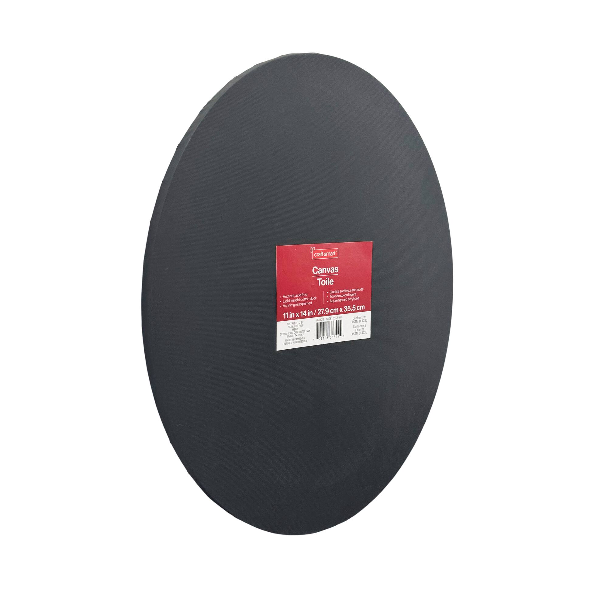 Oval Cotton Duck Canvas by Craft Smart